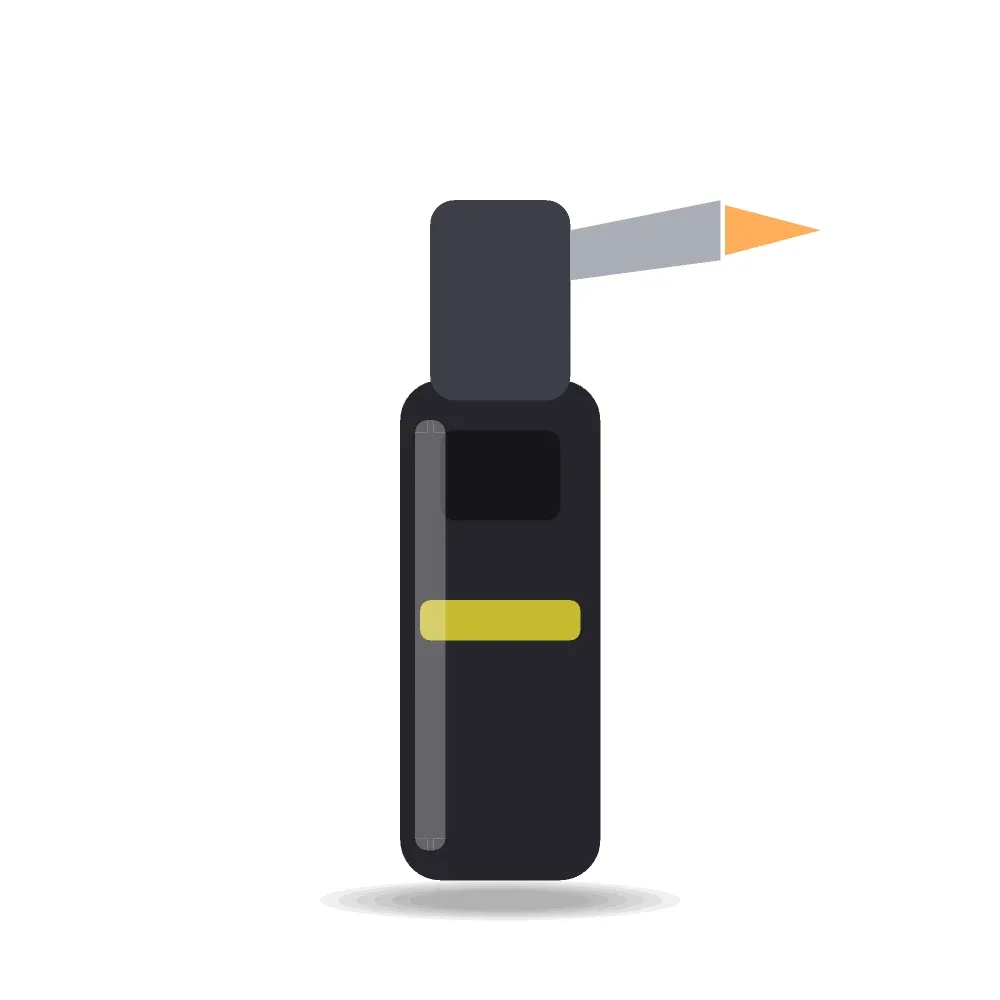 Ridgeback Refillable Butane Torch Lighter