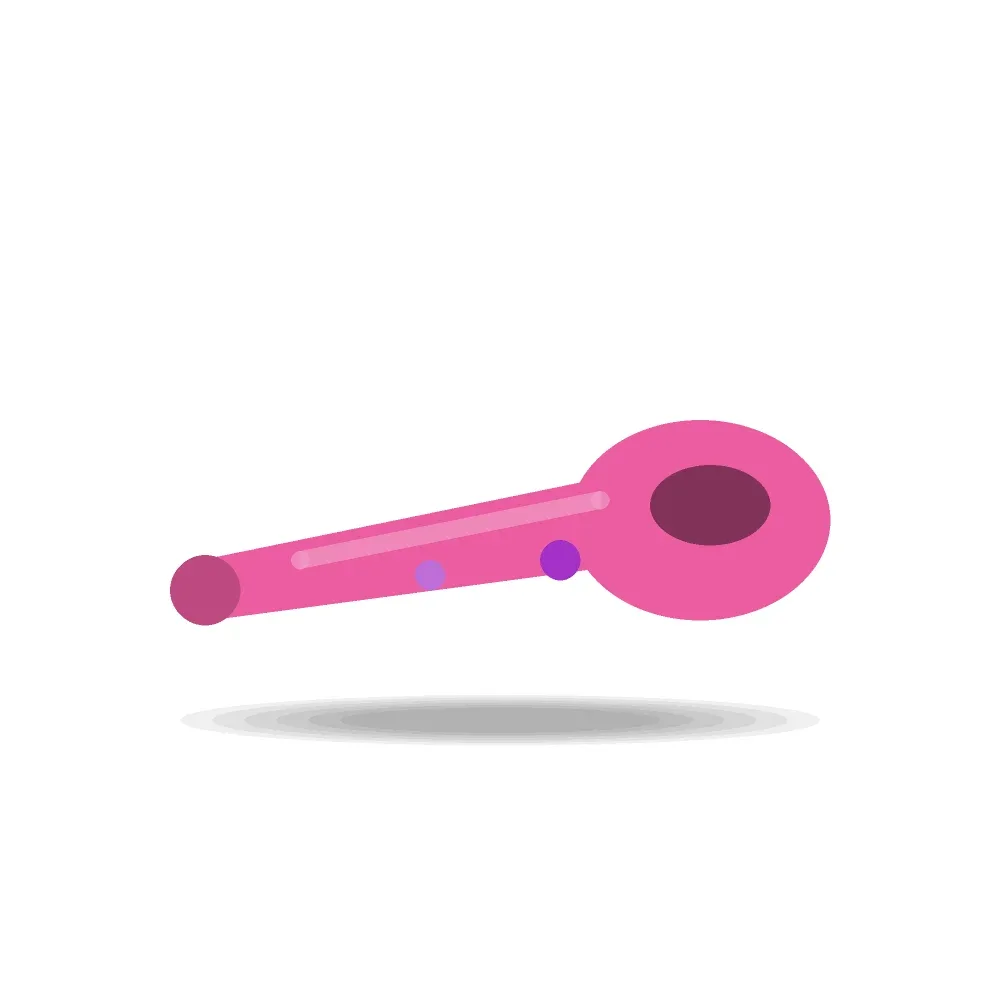 Aurora 4.5" Twist Spoon Pipe